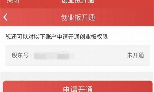 新开户怎么开通创业板(新开账户如何开通创业板)_https://www.czytfl.com_期货_第1张