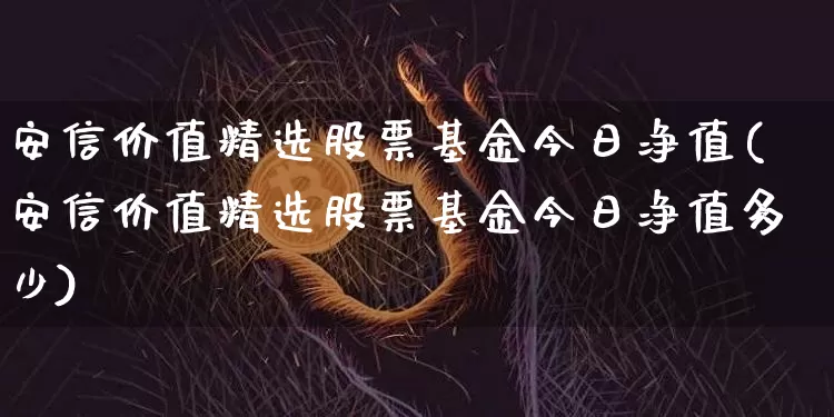 安信价值精选股票基金今日净值(安信价值精选股票基金今日净值多少)_https://www.czytfl.com_期货_第1张