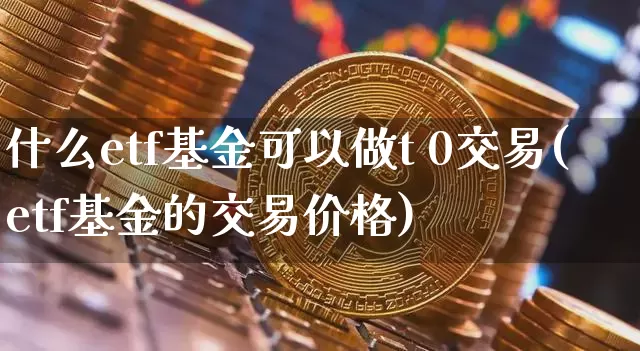 什么etf基金可以做t 0交易(etf基金的交易价格)_https://www.czytfl.com_期货行情_第1张