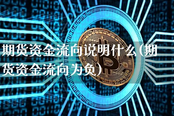 期货资金流向说明什么(期货资金流向为负)_https://www.czytfl.com_期货价格_第1张