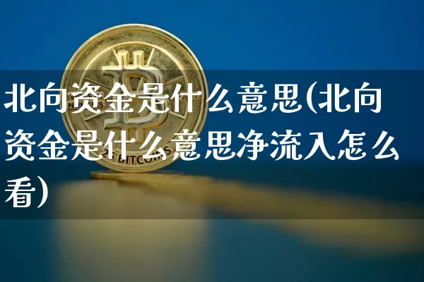 北向资金是什么意思(北向资金是什么意思净流入怎么看)_https://www.czytfl.com_期货行情_第1张