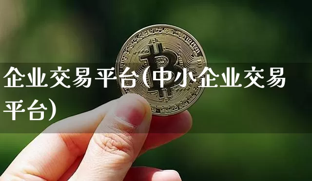 企业交易平台(中小企业交易平台)_https://www.czytfl.com_期货走势_第1张