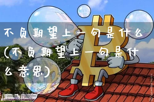 不负期望上一句是什么(不负期望上一句是什么意思)_https://www.czytfl.com_期货走势_第1张