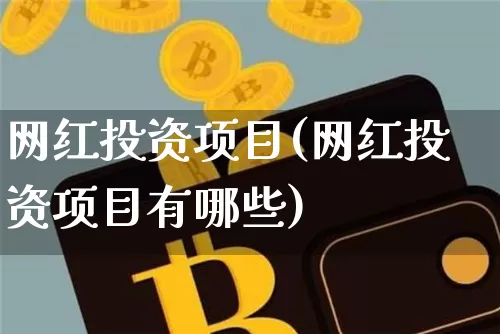 网红投资项目(网红投资项目有哪些)_https://www.czytfl.com_期货_第1张
