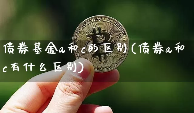 债券基金a和c的区别(债券a和c有什么区别)_https://www.czytfl.com_期货行情_第1张