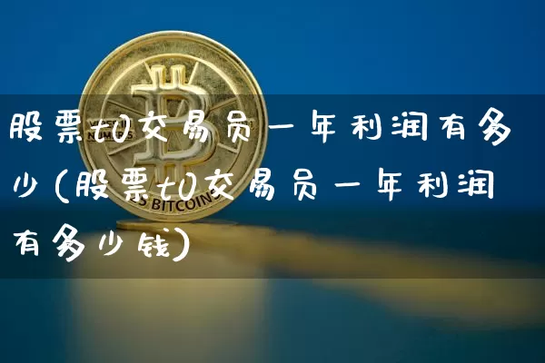 股票t0交易员一年利润有多少(股票t0交易员一年利润有多少钱)_https://www.czytfl.com_期货_第1张