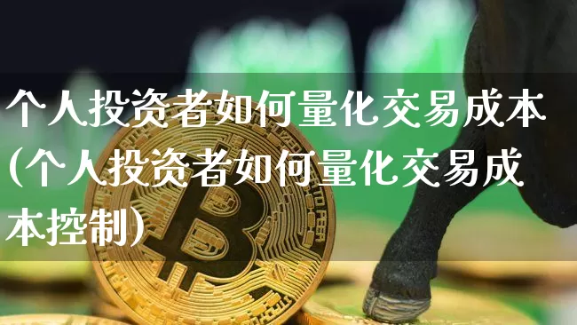 个人投资者如何量化交易成本(个人投资者如何量化交易成本控制)_https://www.czytfl.com_期货走势_第1张