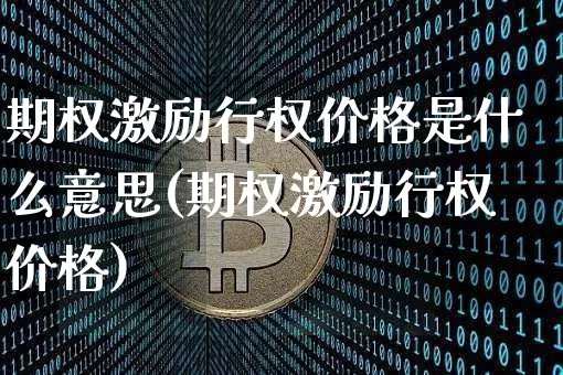 期权激励行权价格是什么意思(期权激励行权价格)_https://www.czytfl.com_期货行情_第1张