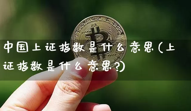 中国上证指数是什么意思(上证指数是什么意思?)_https://www.czytfl.com_期货走势_第1张