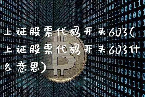 上证股票代码开头603(上证股票代码开头603什么意思)_https://www.czytfl.com_期货走势_第1张