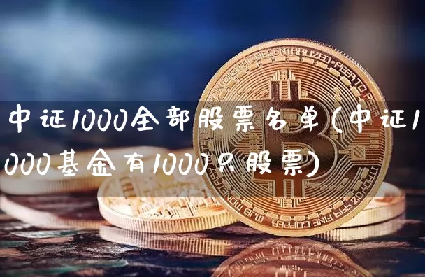 中证1000全部股票名单(中证1000基金有1000只股票)_https://www.czytfl.com_期货走势_第1张