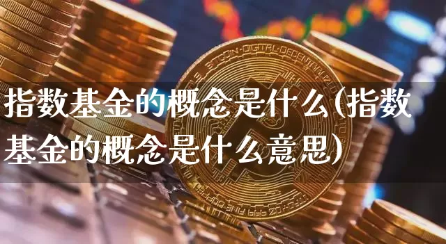 指数基金的概念是什么(指数基金的概念是什么意思)_https://www.czytfl.com_期货走势_第1张