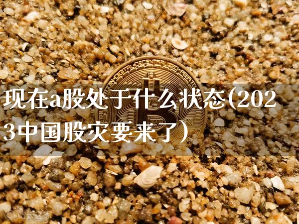 现在a股处于什么状态(2023中国股灾要来了)_https://www.czytfl.com_期货_第1张