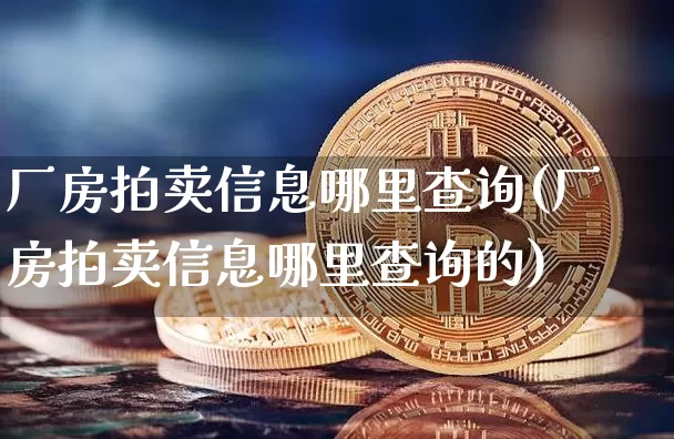厂房拍卖信息哪里查询(厂房拍卖信息哪里查询的)_https://www.czytfl.com_期货走势_第1张