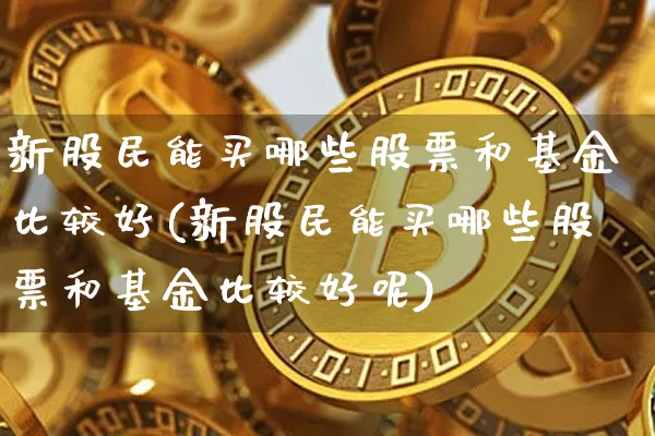 新股民能买哪些股票和基金比较好(新股民能买哪些股票和基金比较好呢)_https://www.czytfl.com_期货走势_第1张