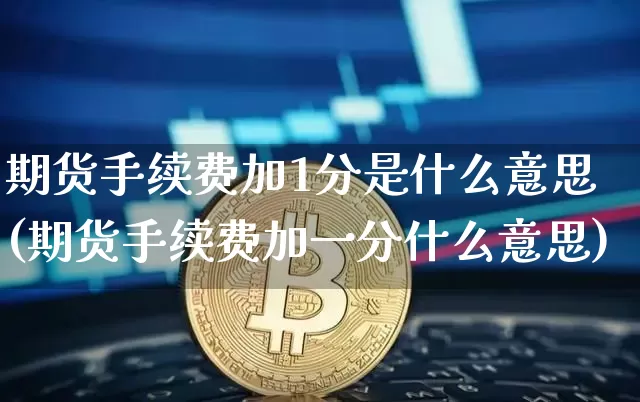 期货手续费加1分是什么意思(期货手续费加一分什么意思)_https://www.czytfl.com_期货价格_第1张