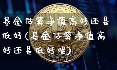 基金估算净值高好还是低好(基金估算净值高好还是低好呢)_https://www.czytfl.com_期货价格_第1张