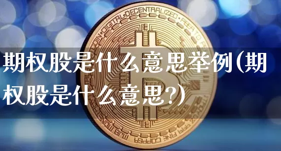 期权股是什么意思举例(期权股是什么意思?)_https://www.czytfl.com_期货走势_第1张