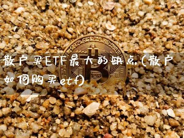 散户买ETF最大的缺点(散户如何购买etf)_https://www.czytfl.com_期货行情_第1张