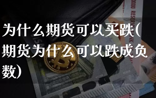 为什么期货可以买跌(期货为什么可以跌成负数)_https://www.czytfl.com_期货走势_第1张