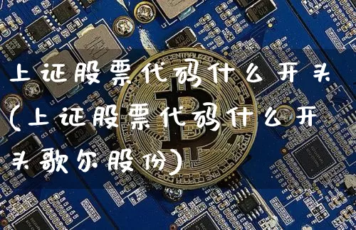 上证股票代码什么开头(上证股票代码什么开头歌尔股份)_https://www.czytfl.com_期货行情_第1张