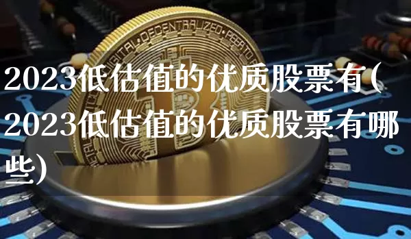 2023低估值的优质股票有(2023低估值的优质股票有哪些)_https://www.czytfl.com_期货_第1张