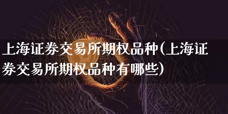 上海证券交易所期权品种(上海证券交易所期权品种有哪些)_https://www.czytfl.com_期货行情_第1张