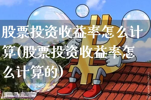 股票投资收益率怎么计算(股票投资收益率怎么计算的)_https://www.czytfl.com_期货_第1张