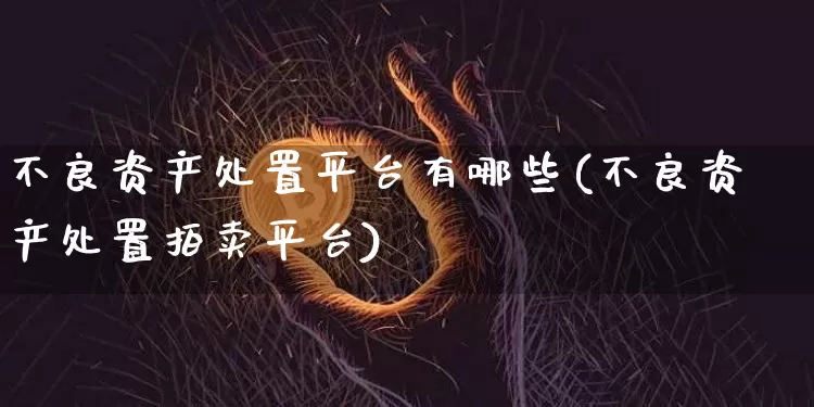 不良资产处置平台有哪些(不良资产处置拍卖平台)_https://www.czytfl.com_期货价格_第1张