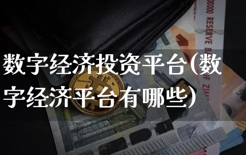 数字经济投资平台(数字经济平台有哪些)_https://www.czytfl.com_期货走势_第1张