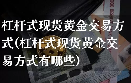杠杆式现货黄金交易方式(杠杆式现货黄金交易方式有哪些)_https://www.czytfl.com_期货行情_第1张