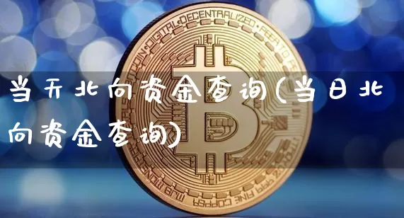 当天北向资金查询(当日北向资金查询)_https://www.czytfl.com_期货走势_第1张