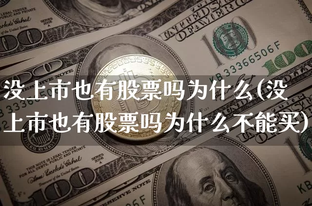 没上市也有股票吗为什么(没上市也有股票吗为什么不能买)_https://www.czytfl.com_期货_第1张