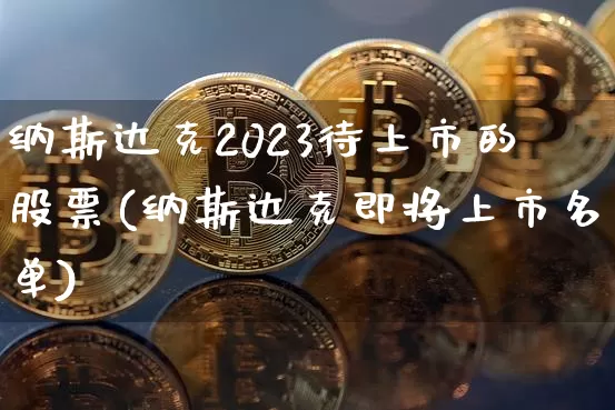 纳斯达克2023待上市的股票(纳斯达克即将上市名单)_https://www.czytfl.com_期货行情_第1张