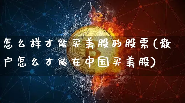 怎么样才能买美股的股票(散户怎么才能在中国买美股)_https://www.czytfl.com_期货价格_第1张