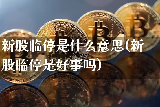 新股临停是什么意思(新股临停是好事吗)_https://www.czytfl.com_期货走势_第1张