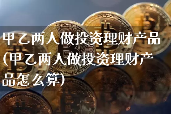 甲乙两人做投资理财产品(甲乙两人做投资理财产品怎么算)_https://www.czytfl.com_期货_第1张