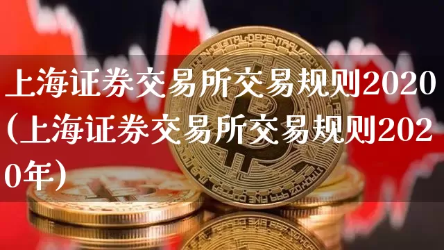 上海证券交易所交易规则2020(上海证券交易所交易规则2020年)_https://www.czytfl.com_期货行情_第1张