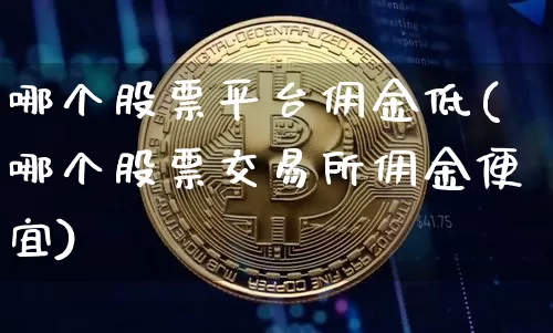 哪个股票平台佣金低(哪个股票交易所佣金便宜)_https://www.czytfl.com_期货走势_第1张