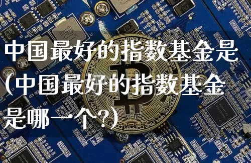 中国最好的指数基金是(中国最好的指数基金是哪一个?)_https://www.czytfl.com_期货走势_第1张