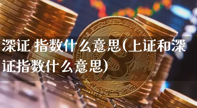 深证 指数什么意思(上证和深证指数什么意思)_https://www.czytfl.com_期货走势_第1张