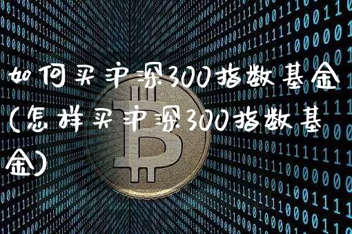 如何买沪深300指数基金(怎样买沪深300指数基金)_https://www.czytfl.com_期货走势_第1张