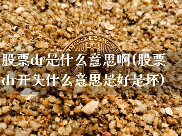 股票dr是什么意思啊(股票dr开头什么意思是好是坏)_https://www.czytfl.com_期货价格_第1张