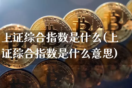 上证综合指数是什么(上证综合指数是什么意思)_https://www.czytfl.com_期货行情_第1张