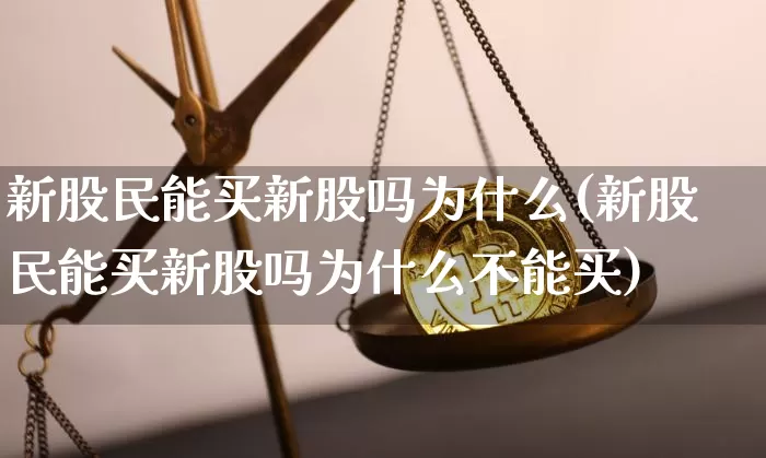 新股民能买新股吗为什么(新股民能买新股吗为什么不能买)_https://www.czytfl.com_期货_第1张