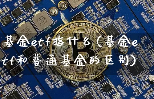 基金etf指什么(基金etf和普通基金的区别)_https://www.czytfl.com_期货走势_第1张