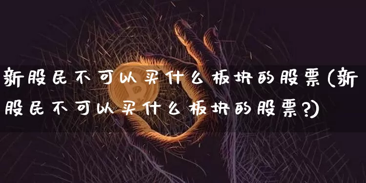 新股民不可以买什么板块的股票(新股民不可以买什么板块的股票?)_https://www.czytfl.com_期货_第1张