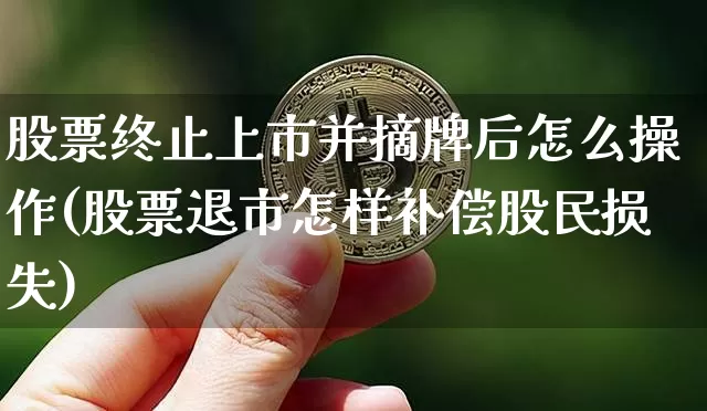股票终止上市并摘牌后怎么操作(股票退市怎样补偿股民损失)_https://www.czytfl.com_期货_第1张