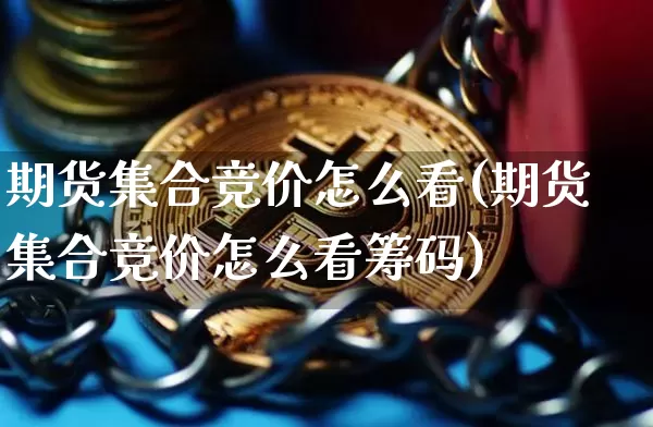 期货集合竞价怎么看(期货集合竞价怎么看筹码)_https://www.czytfl.com_期货交易_第1张
