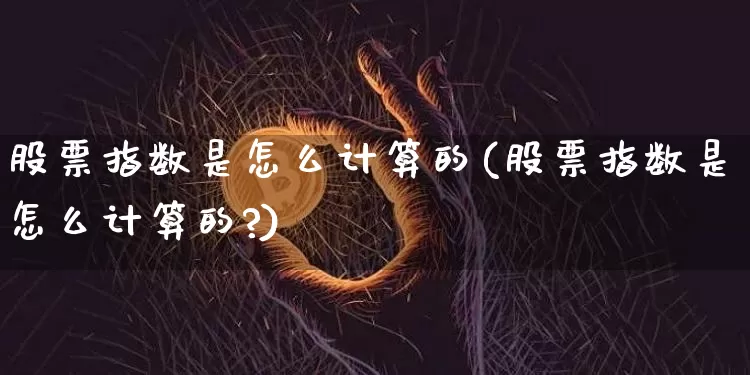 股票指数是怎么计算的(股票指数是怎么计算的?)_https://www.czytfl.com_期货价格_第1张